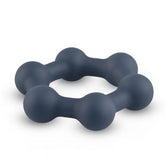 Boners Hexagon Cockring Met Stalen Kogels - PlayForFun